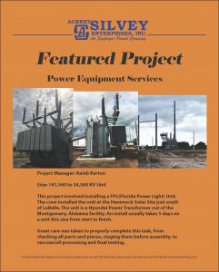 Power Equipment Services, Silvey Featured Project